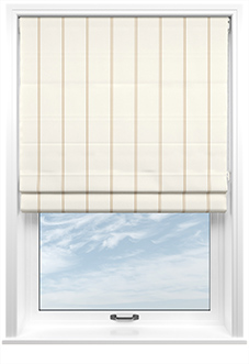 The British Stripe Co. Victoria, Dover No.1 - Roman Blind